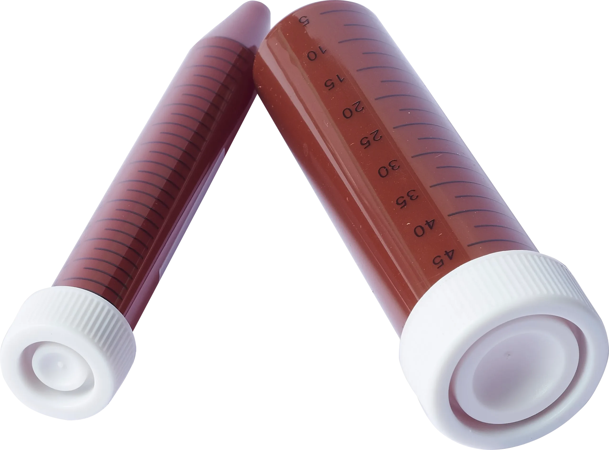 brown centrifuge tube
